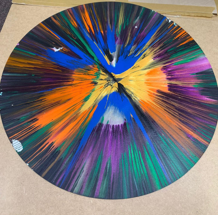 Damien Hirst, Spin Painting (Circle), 2009