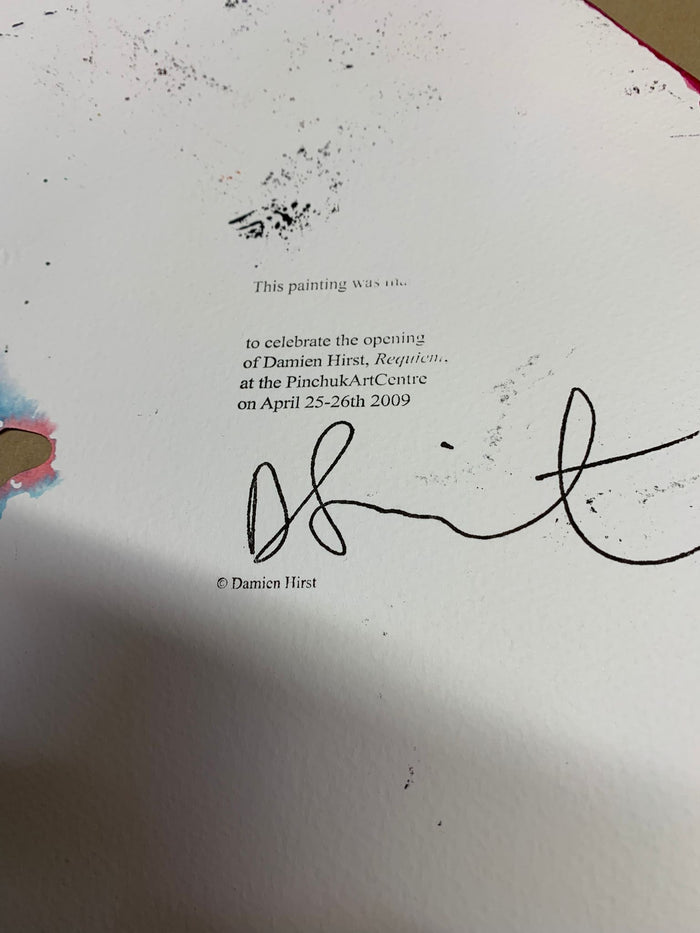 Damien Hirst, Spin Painting (Butterfly), 2009 (Copy)