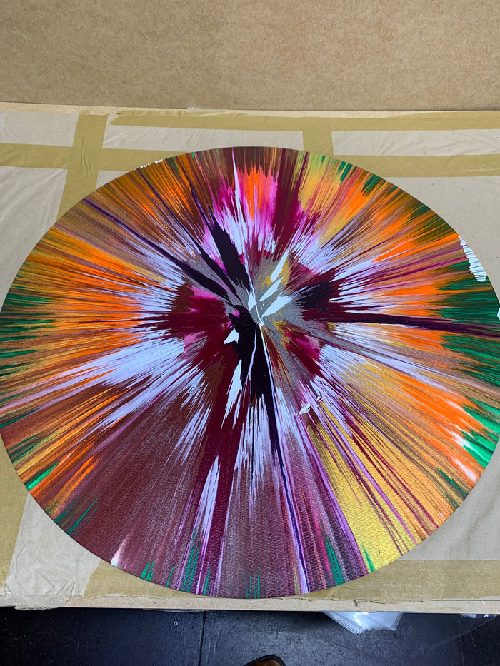 Damien Hirst, Spin Painting (Circle), 2009