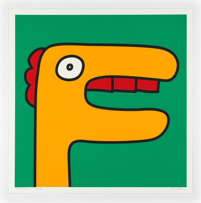 Thierry Noir, Crocodile, 2013