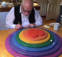 Sir Peter Blake, Rainbow Target, 2016