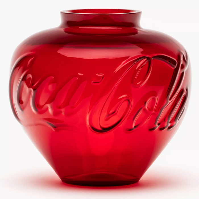 Ai Weiwei, Coca-Cola Glass Vase, 2023, Contemporary sculpture art artwork for sale from Smolensky gallery 