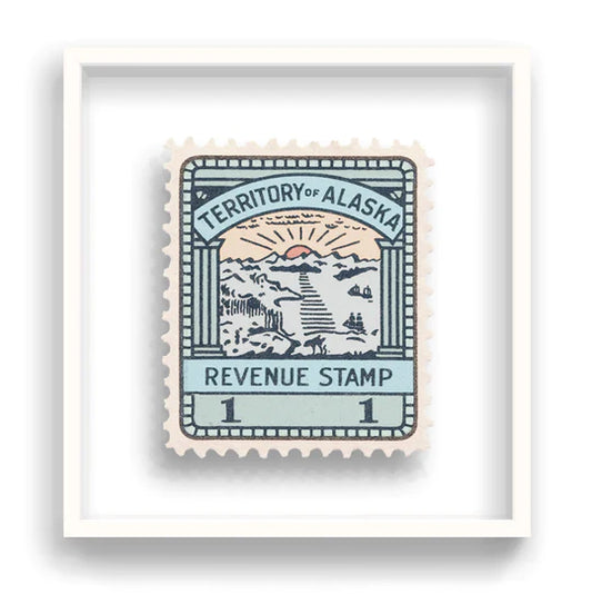 Alaska Stamp Art