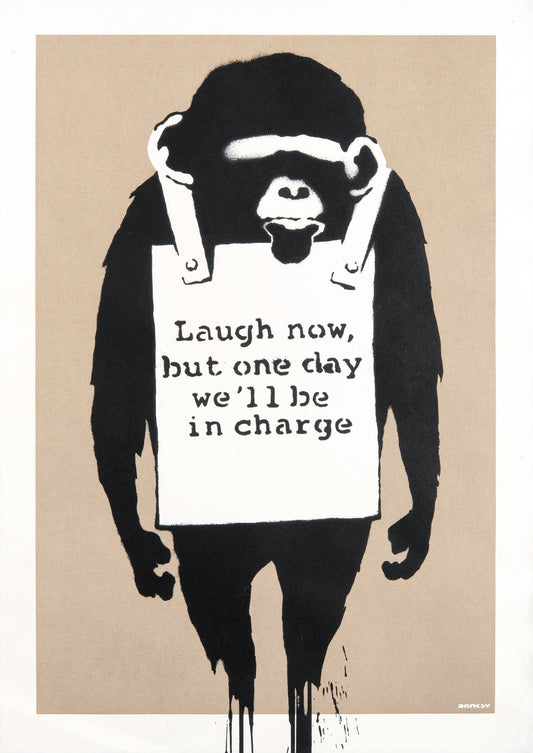 Banksy, Laugh Now (Unsigned), 2004