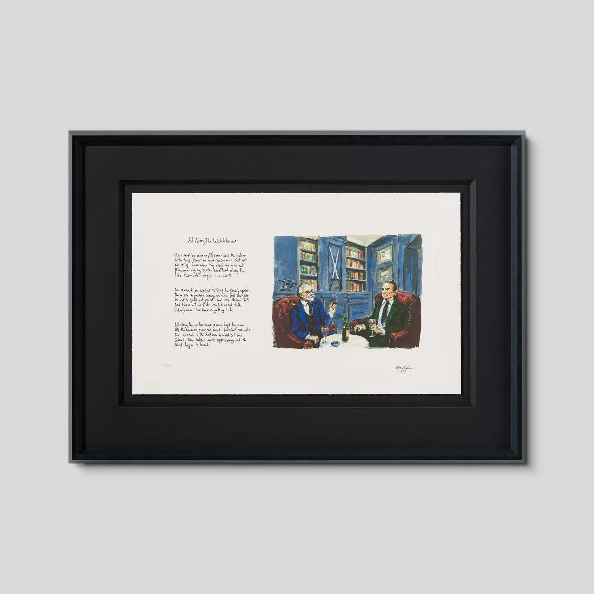 Bob Dylan, Mondo Scripto 2026 | Framed Set Of Six