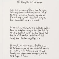 Bob Dylan, All Along The Watchtower, 2026