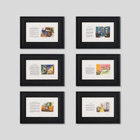 Bob Dylan, Mondo Scripto 2026 | Framed Set Of Six