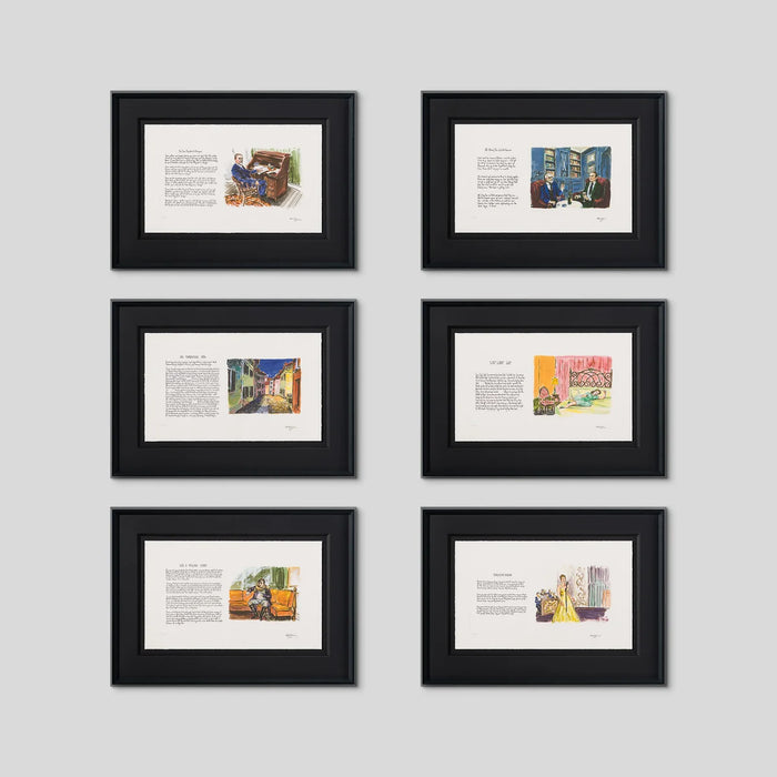 Bob Dylan, Mondo Scripto 2026 | Framed Set Of Six