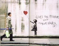 Banksy, Cut it Out, 2005