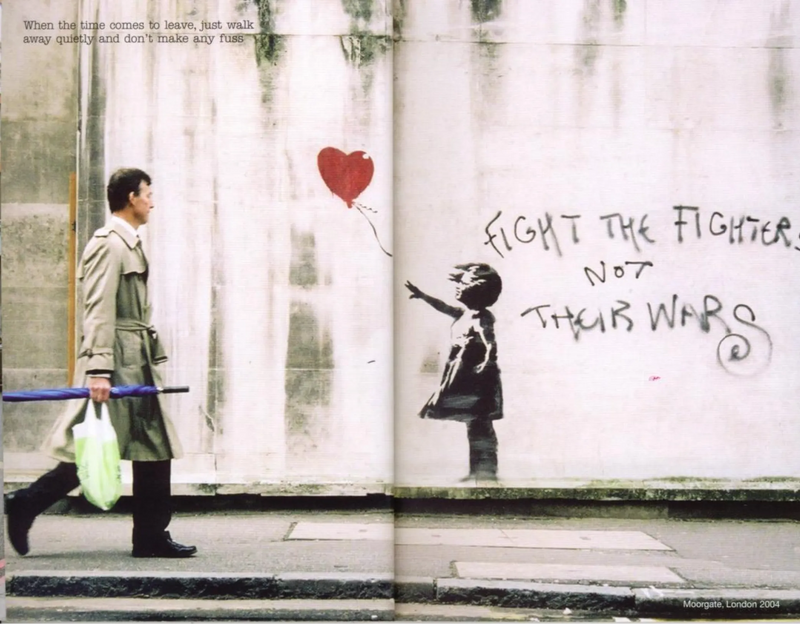 Banksy, Cut it Out, 2005