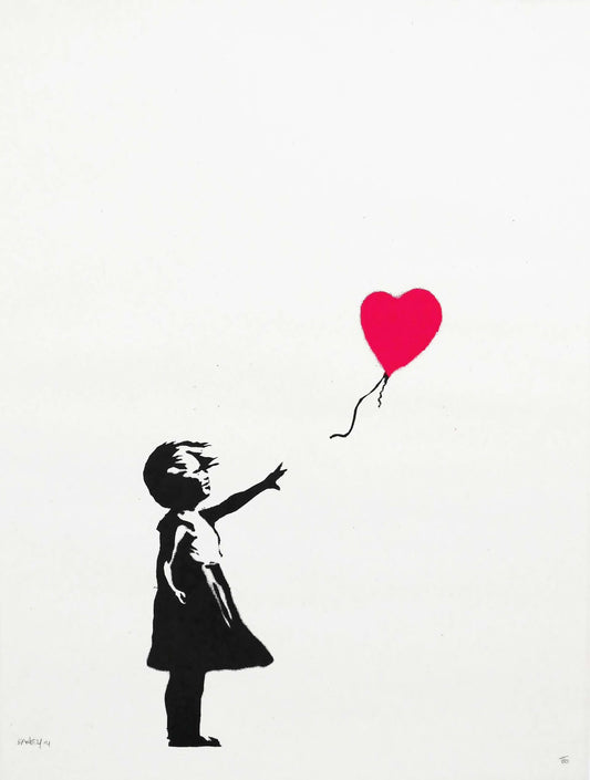 Girl with Balloon (Signed) - Smolensky Gallery