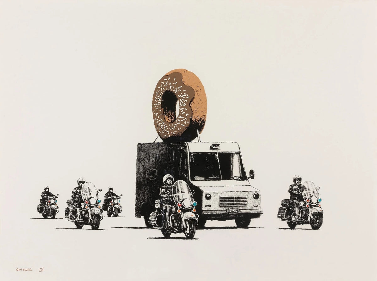 Banksy, Chocolate Donuts (Signed), 2009 art for sale