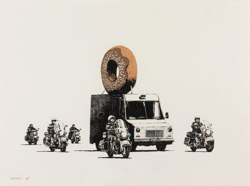 Banksy, Chocolate Donuts (Signed), 2009 art for sale