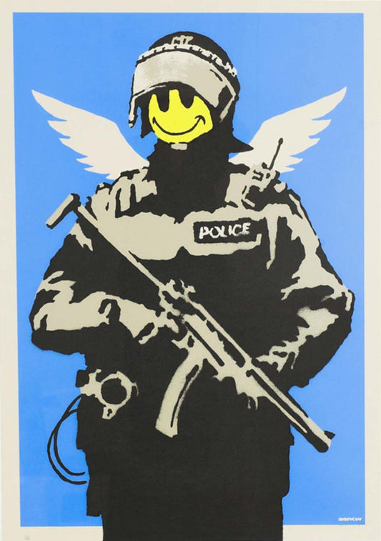 Banksy, Flying Copper (Unsigned), 2003 - Smolensky Gallery