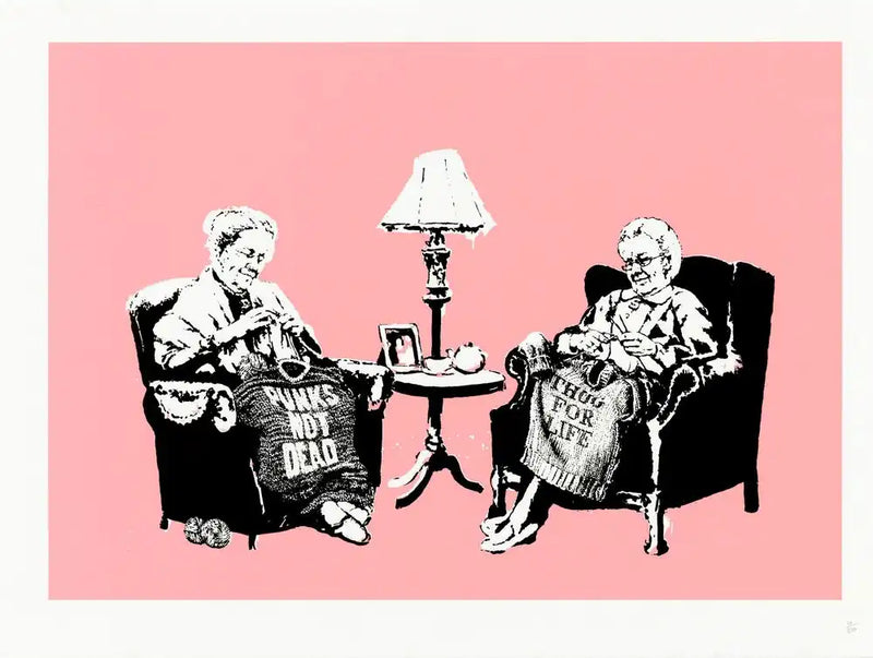 Banksy, Grannies (Unsigned), 2006