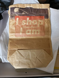 Barbara Kruger, I Shop Therefore I Am, 1990