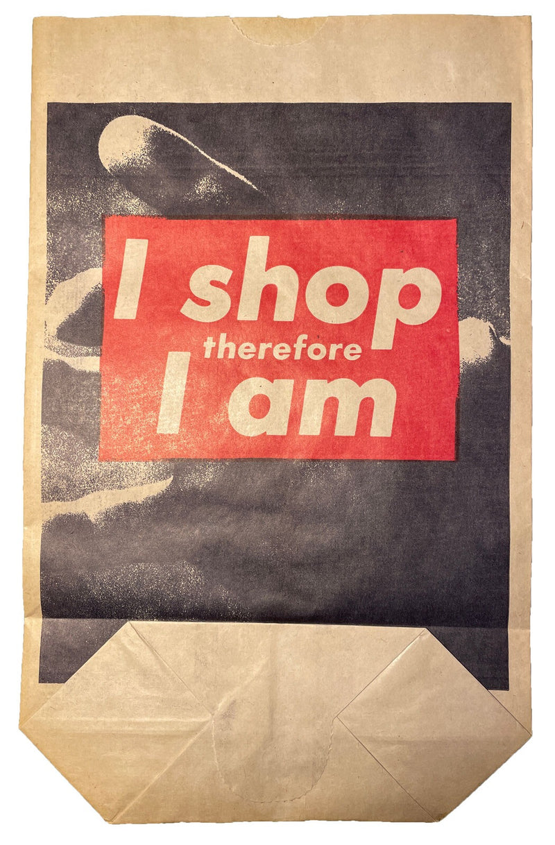 Barbara Kruger, I Shop Therefore I Am, 1990