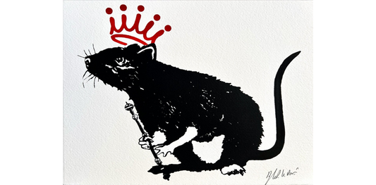 Blek Le Rat, The King, 2023 - Smolensky Gallery