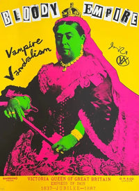 Jamie Reid, Bloody Empire (Yellow), 2022