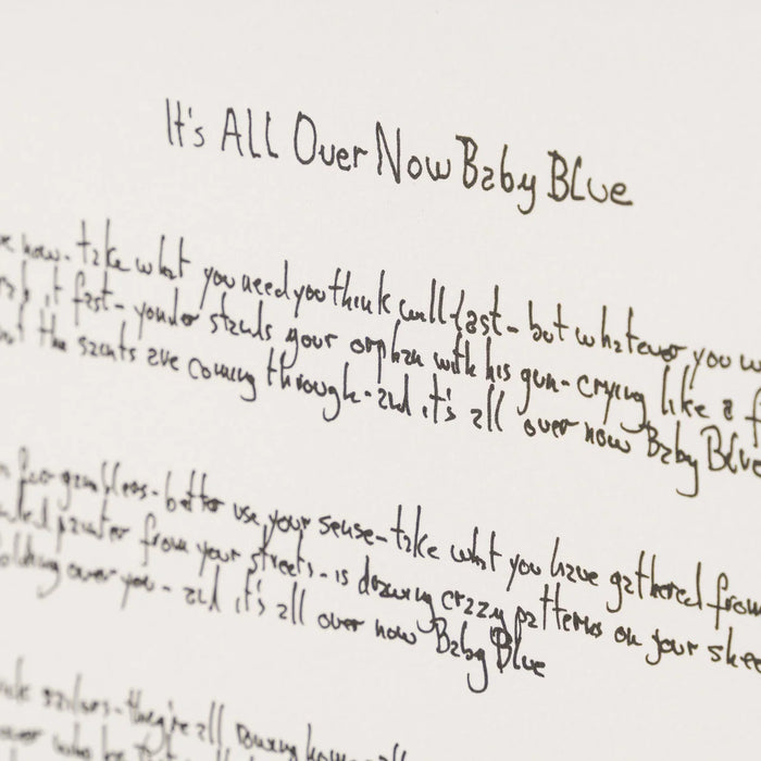 Bob Dylan, It's All Over Now, Baby Blue, 2018