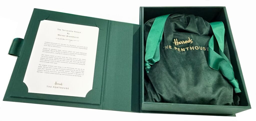 Werner Bronkhorst, The Terracotta Palace Art Puzzle (Harrods Penthouse VIP), 2025