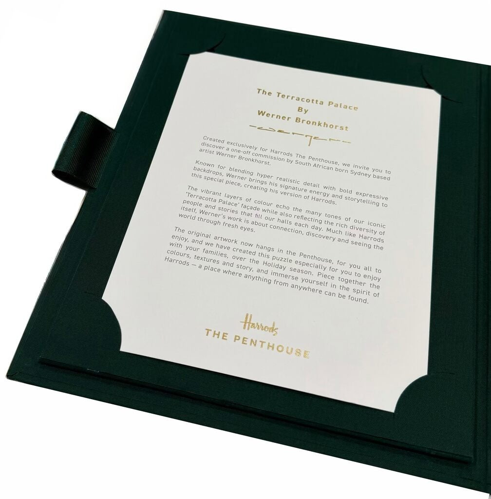 Werner Bronkhorst, The Terracotta Palace Art Puzzle (Harrods Penthouse VIP), 2025