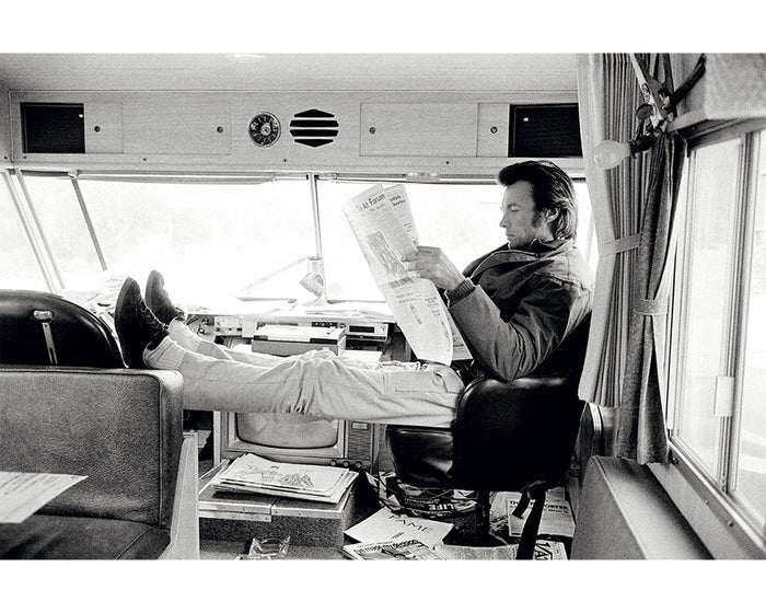 Terry O'Neill, Clint Eastwood filming Joe Kidd, 1972