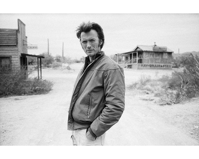 Terry O'Neill, Clint Eastwood on set of Joe Kidd, 1972