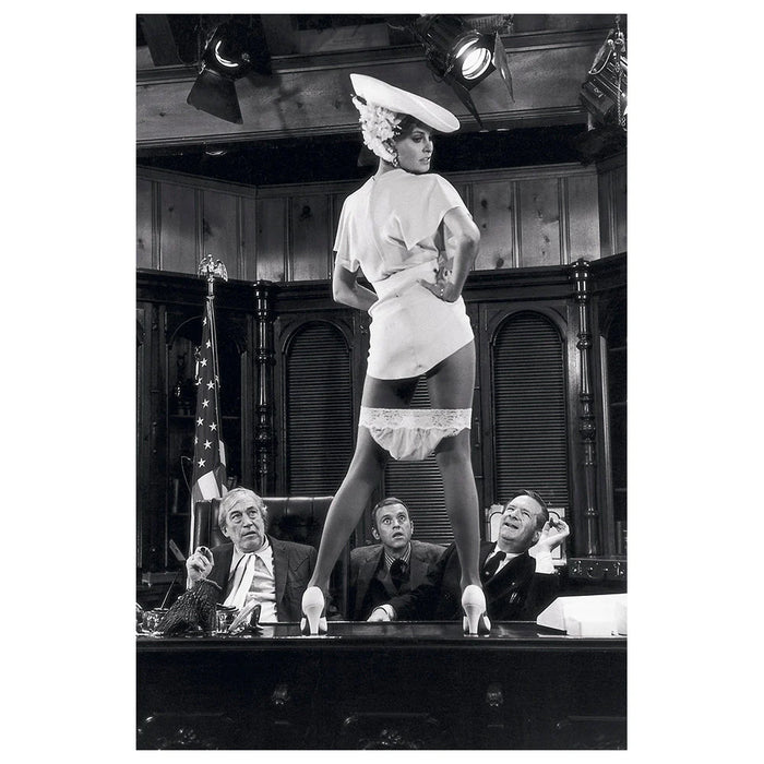 Terry O'Neill, Raquel Welch filming Myra Breckinridge, 1970 — Co-Signed Edition Print