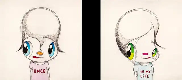 Javier Calleja, Once in my Life (diptych), 2023