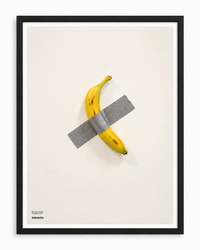 Maurizio Cattelan, Comedian, Exhibition poster, 2019