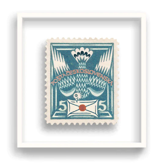 Guy Gee Art - CZECHOSLOVAKIA stamp art- Contemporary Art Gallery 
