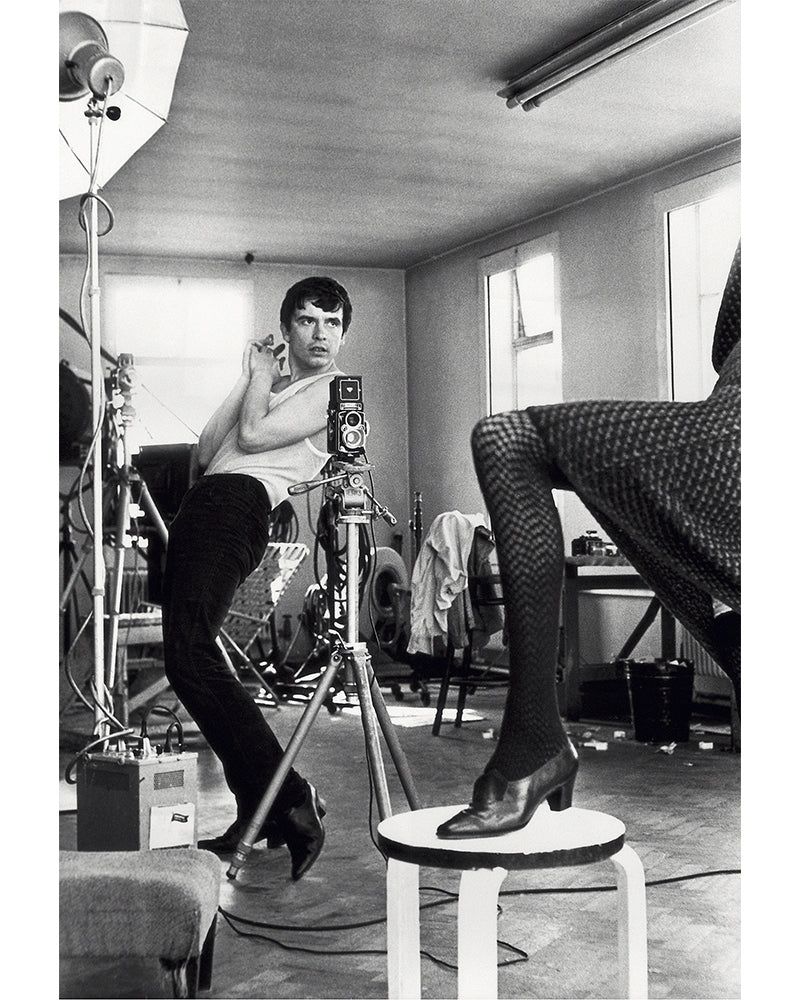 Terry O'Neill, David Bailey leading a photoshoot, 1965