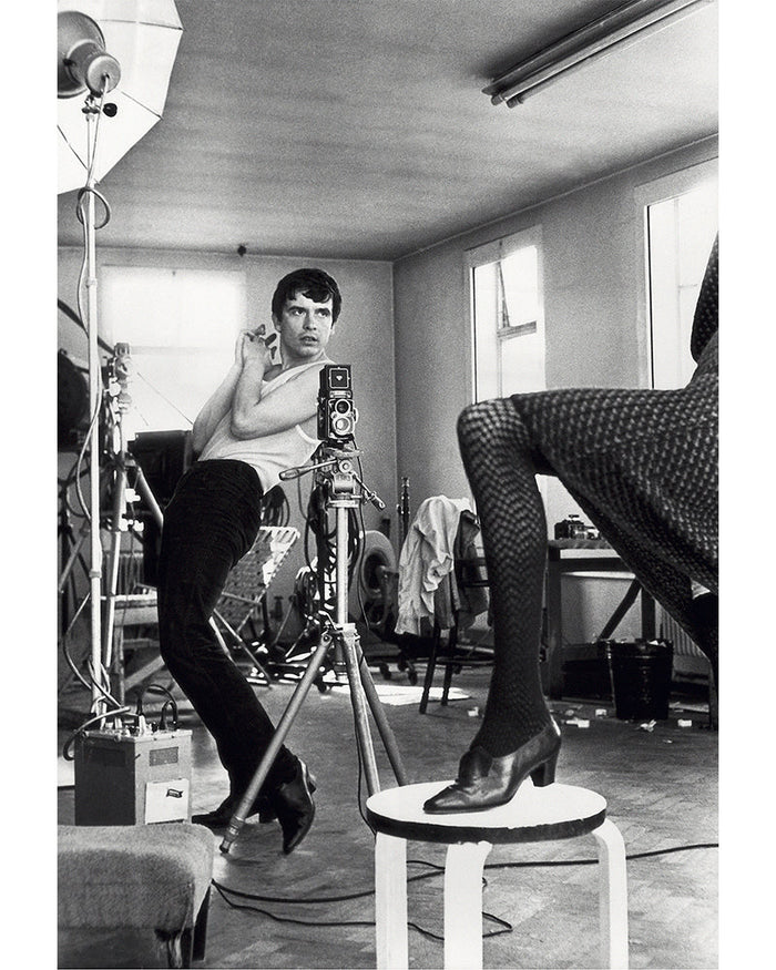 Terry O'Neill, David Bailey leading a photoshoot, 1965