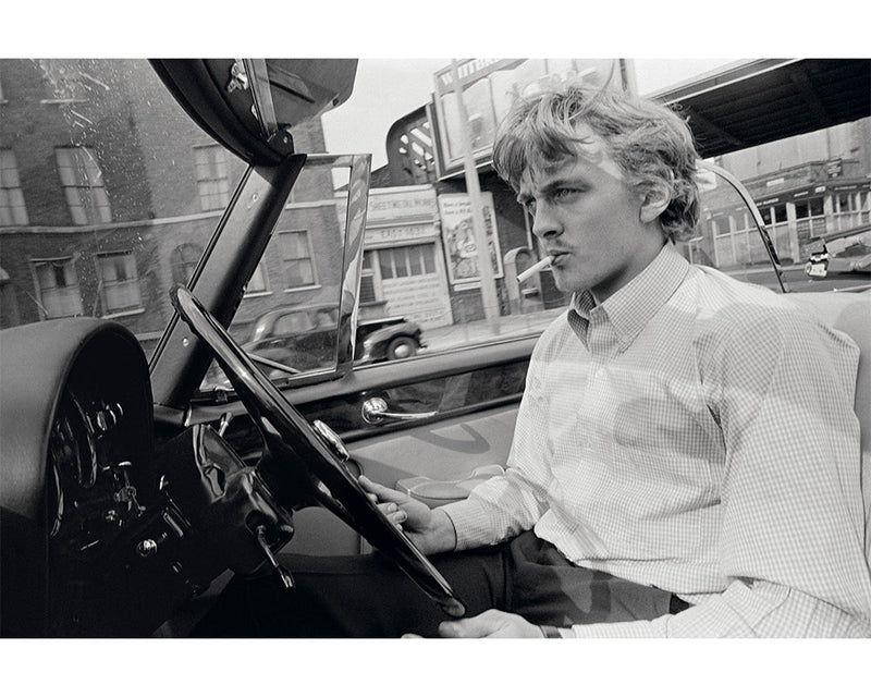 Terry O'Neill, David Hemmings filming Blow Up, 1966 Limited edition fine art photograph by Terry O'Neill, featuring iconic portrait photography of celebrities and cultural figures. Available for sale at Smolensky Gallery
