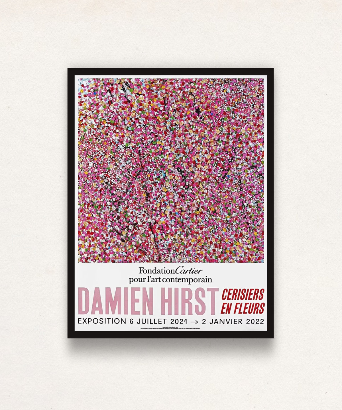 Damien Hirst, Cherry Blossoms Poster 2, 2021