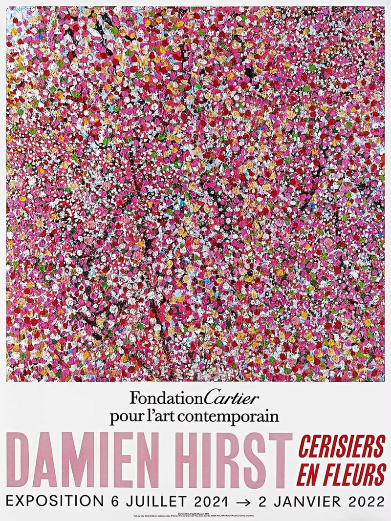 Damien Hirst, Cherry Blossoms Poster 2, 2021, art for sale from Smolensky Gallery