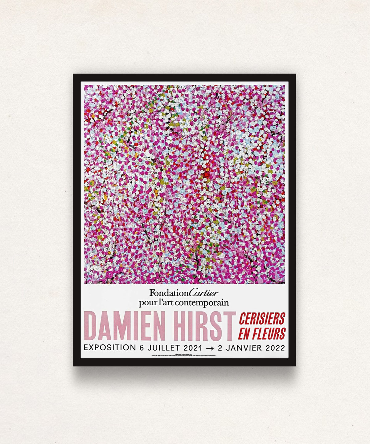 Damien Hirst, Cherry Blossoms Poster 4, 2021