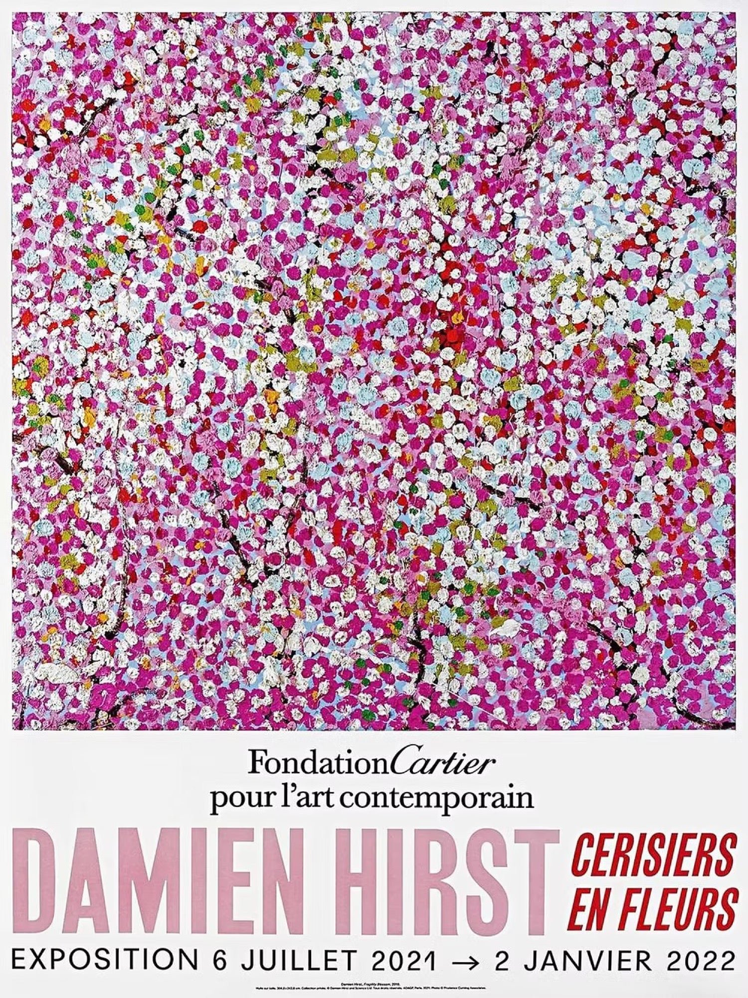 Damien Hirst, Cherry Blossoms Poster 4, 2021 – Smolensky Gallery
