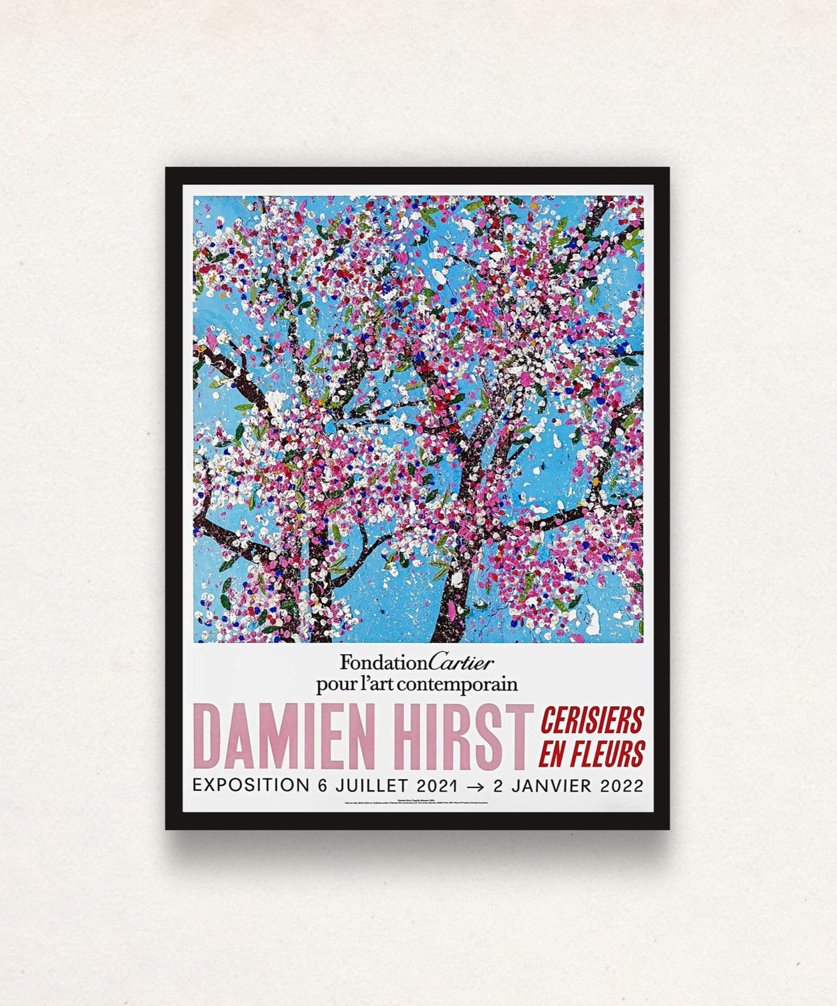 Damien Hirst, Cherry Blossoms Poster 5, 2021