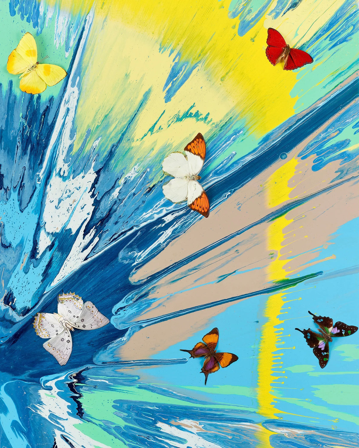Damien Hirst, Luna Chrysalis, 2025