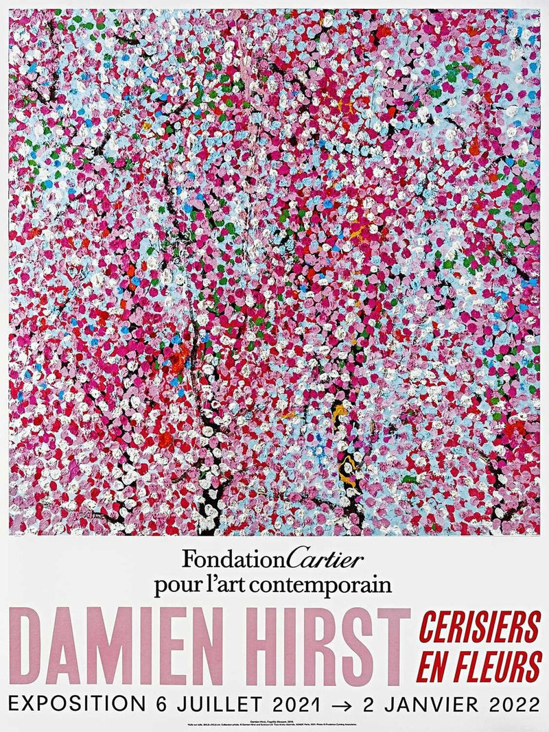 Damien Hirst, The Set of 6 Foundation Cartier Cerisiers En Fleurs Cherry, 2021, print for sale from Smolensky Gallery