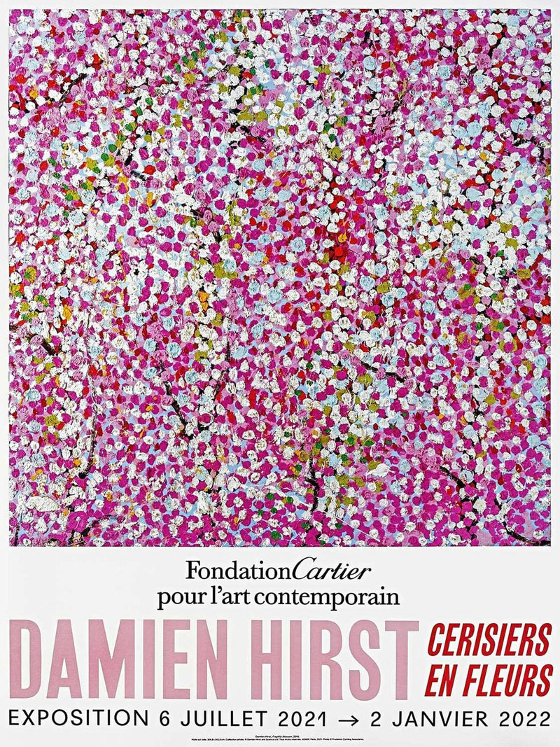 Damien Hirst, The Set of 6 Foundation Cartier Cerisiers En Fleurs Cherry, 2021, print for sale from Smolensky Gallery