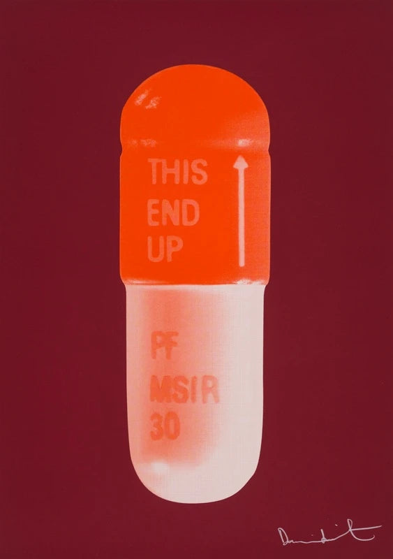 Damien Hirst, The Cure - Sienna Red / Tangerine / Light Tangerine, 2014 - Smolensky Gallery