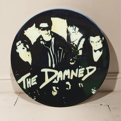 Tape Deck Art The Damned New Rose Giant 3D Pin Badge 