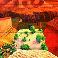 David Hockney, A Closer Grand Canyon, 2011