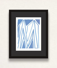 David Hockney, 'M' from 'Hockney's Alphabet', 1991Limited edition David Hockney lithograph from the Hockney’s Alphabet series, featuring pop-art inspired letter illustration, iconic in contemporary art. Available framed or unframed for collectors at Smolensky Gallery