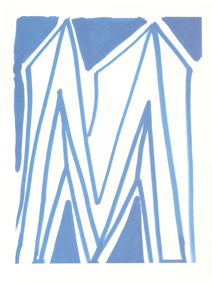 David Hockney, 'M' from 'Hockney's Alphabet', 1991Limited edition David Hockney lithograph from the Hockney’s Alphabet series, featuring pop-art inspired letter illustration, iconic in contemporary art. Available framed or unframed for collectors at Smolensky Gallery