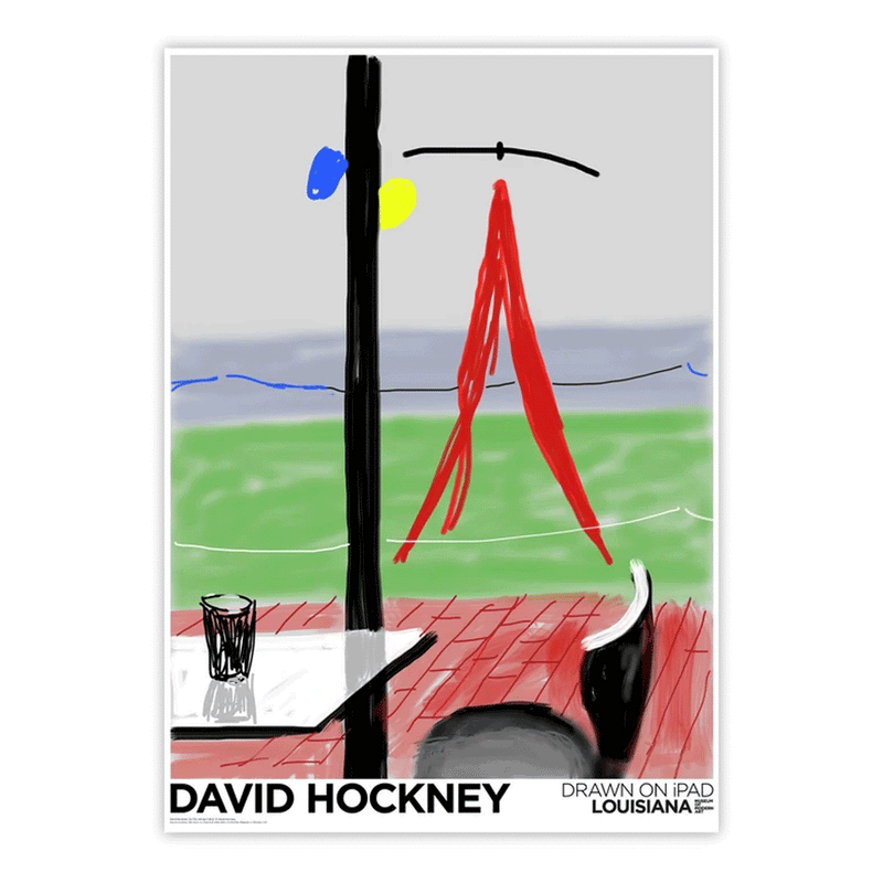 David Hockney, Me Draw on iPad, 2011