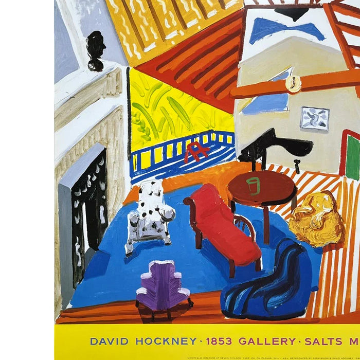 David Hockney, Montcalm Interior At 7 O'clock, 1988